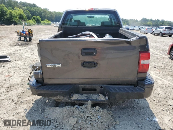 2006 Ford F-150 STX z VIN 1FTRX02WX6KB23189, wystawiony jako Copart lot #60643545 z przebiegiem 310 109 mil mil oraz Szkoda całkowita • Salvage title. Historia ofert i sprzedaży dostępna na DreamBid. Obrazek 6.