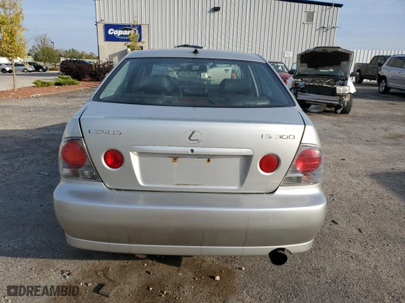 2004 Lexus IS 300 with VIN JTHBD192640092369, listed as a Copart auction lot 73955494 with 181,213 mi miles and Non Repairable. Bid and sale history available at carsss.com. Image 6.
