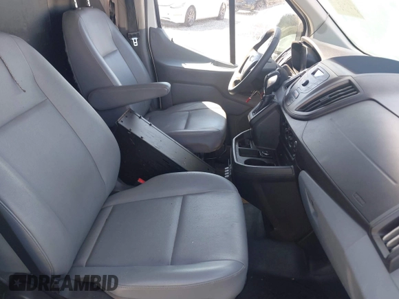 2018 Ford Transit with VIN 1FTYE1ZM0JKA39340, listed as a IAAI auction lot 41483588 with 91,512 mi miles and . Bid and sale history available at DreamBid. Image 5.