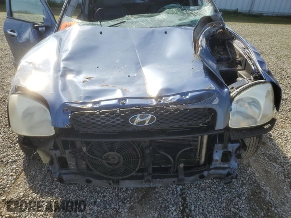 2002 Hyundai Santa Fe GLS with VIN KM8SC13D62U304459, listed as a Copart auction lot 46334035 with 0 mi miles and Salvage Title. Bid and sale history available at carsss.com. Image 13.