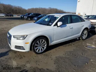 2017 Audi A4 Premium with VIN WAUANAF40HN034148, listed as a Copart auction lot 44743675 with 93,999 mi miles and Salvage Title. Bid and sale history available at carsss.com. Image 1.