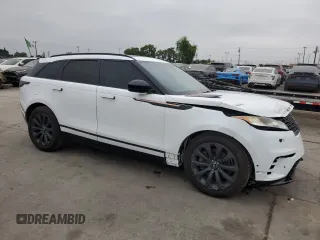 2018 Land Rover Range Rover Velar R-Dynamic SE with VIN SALYL2RV2JA747334, listed as a Copart auction lot 59562655 with 79,780 mi miles and Salvage title. Bid and sale history available at DreamBid. Image 4.