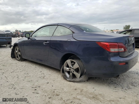 2011 Lexus IS 250C with VIN JTHFF2C28B2518574, listed as a Copart auction lot 84405014 with 92,746 mi miles and Salvage Title. Bid and sale history available at carsss.com. Image 2.