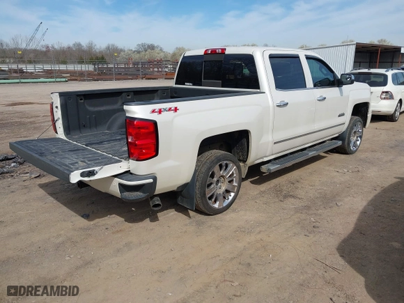 2015 Chevrolet Silverado 1500 High Country with VIN 3GCUKTEC7FG205805, listed as a IAAI auction lot 41815859 with 130,028 mi miles. Bid and sale history available at carsss.com. Image 4.