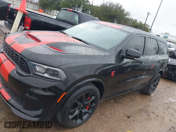 2023 Dodge Durango SRT Hellcat Premium with VIN 1C4SDJH99PC584770, listed as a IAAI auction lot 41562157 with 14,598 mi miles and . Bid and sale history available at DreamBid. Image 17.