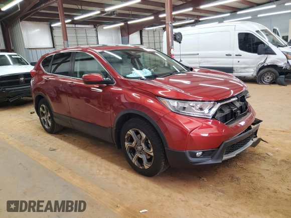 2019 Honda CR-V EX with VIN 2HKRW1H59KH503320, listed as a Copart auction lot 47656955 with 32,893 mi miles and Salvage Title. Bid and sale history available at carsss.com. Image 4.