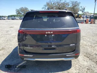 2023 Kia Carnival SX with VIN KNDNE5H39P6269124, listed as a Copart auction lot 49435825 with 22,107 mi miles and Salvage Title. Bid and sale history available at carsss.com. Image 6.