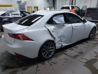 2014 Lexus IS 350 with VIN JTHCE1D2XE5003044, listed as a IAAI auction lot 41005435 with 131,817 mi miles. Bid and sale history available at carsss.com. Image 4.