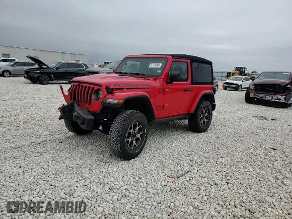 2018 Jeep Wrangler Rubicon with VIN 1C4HJXCG9JW255648, listed as a Copart auction lot 87134384 with Not provided miles and Salvage title. Bid and sale history available at DreamBid. Image 11.