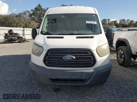 2015 Ford Transit Cargo with VIN 1FTNR1CG7FKA98838, listed as a Copart auction lot 48829135 with 233,935 mi miles and Salvage Title. Bid and sale history available at carsss.com. Image 5.