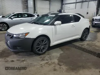 2012 Scion tC with VIN JTKJF5C75C3029899, listed as a Copart auction lot 47857605 with 183,602 mi miles and Salvage Title. Bid and sale history available at carsss.com. Image 1.