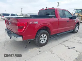 2021 Ford F-150 XL with VIN 1FTFX1E51MKE66465, listed as a IAAI auction lot 42420527 with 95,815 mi miles and . Bid and sale history available at DreamBid. Image 4.