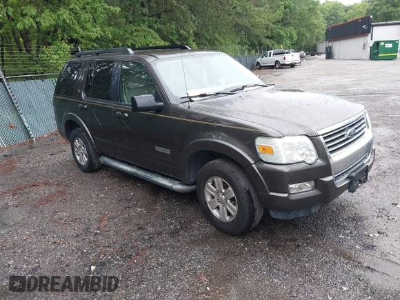 2007 Ford Explorer XLT with VIN 1FMEU73E57UB30980, listed as a IAAI auction lot 42243903 with 184,384 mi miles and . Bid and sale history available at DreamBid. Image 1.