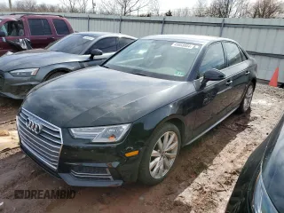 2018 Audi A4 with VIN WAUNNAF49JA218356, listed as a Copart auction lot 45668804 with 109,511 mi miles and Salvage title. Bid and sale history available at DreamBid. Image 1.