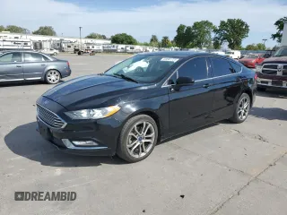 2017 Ford Fusion SE with VIN 3FA6P0HD5HR248243, listed as a Copart auction lot 53581725 with 61,613 mi miles and Salvage title. Bid and sale history available at DreamBid. Image 1.