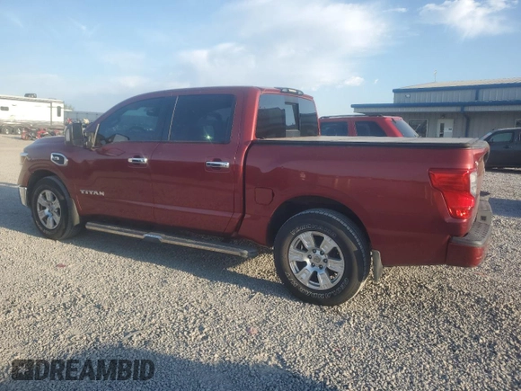 2017 Nissan Titan SV with VIN 1N6AA1E67HN557309, listed as a Copart auction lot 53748735 with 112,197 mi miles and Salvage title. Bid and sale history available at DreamBid. Image 2.