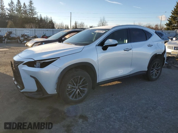 2022 Lexus NX with VIN 2T2ADCEZ8NC002363, listed as a Copart auction lot 87024714 with 26,780 mi miles and Salvage Title. Bid and sale history available at carsss.com. Image 1.