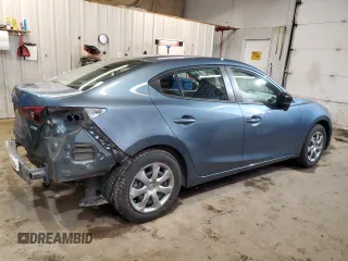 2015 Mazda 3 i SV with VIN JM1BM1T7XF1273445, listed as a Copart auction lot 50573685 with 81,701 mi miles and Salvage Title. Bid and sale history available at carsss.com. Image 3.