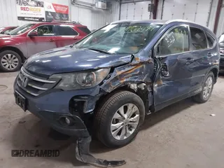 2013 Honda CR-V EX-L with VIN 2HKRM4H79DH626546, listed as a IAAI auction lot 41962494 with 91,923 mi miles and . Bid and sale history available at DreamBid. Image 2.