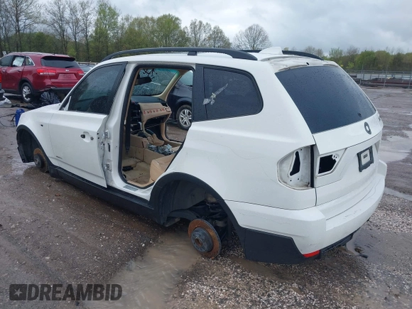 2010 BMW X3 xDrive30i with VIN WBXPC9C45AWJ34433, listed as a IAAI auction lot 41988504 with 1 mi miles. Bid and sale history available at carsss.com. Image 3.