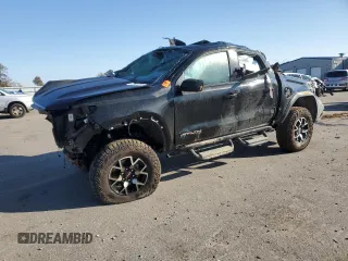 2024 GMC Canyon 4WD AT4X with VIN 1GTP6EEK2R1161994, listed as a Copart auction lot 75842154 with 0 mi miles and Salvage Title. Bid and sale history available at carsss.com. Image 1.