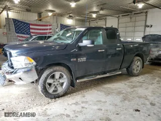2013 Ram 1500 Big Horn with VIN 1C6RR7GT6DS545188, listed as a Copart auction lot 46885735 with 91,612 mi miles and Salvage Title. Bid and sale history available at carsss.com. Image 1.