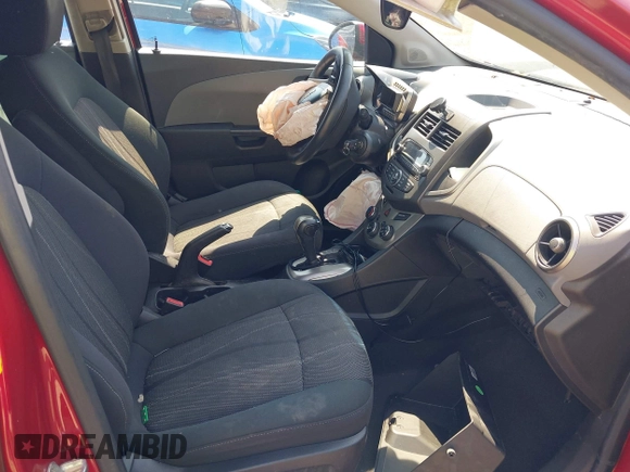 2012 Chevrolet Sonic LT with VIN 1G1JC6SH7C4135418, listed as a IAAI auction lot 42464564 with 169,035 mi miles and . Bid and sale history available at DreamBid. Image 5.
