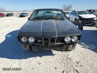 1987 BMW 6 Series 635CSi with VIN WBAEC8405H3265364, listed as a Copart auction lot 42155565 with 167,661 mi miles and Clean Title. Bid and sale history available at carsss.com. Image 5.