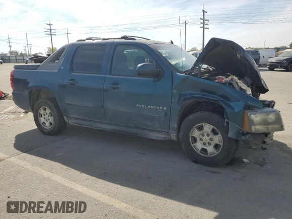 2007 Chevrolet Avalanche 1LT z VIN 3GNFK12377G125365, wystawiony jako Copart lot #75226174 z przebiegiem 198 496 mil mil oraz Szkoda całkowita • Salvage title. Historia ofert i sprzedaży dostępna na DreamBid. Obrazek 4.