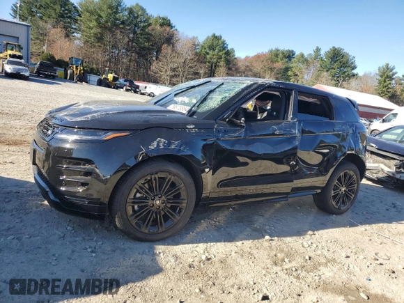 2024 Land Rover Range Rover Evoque Dynamic SE with VIN SALZL2FX7RH244122, listed as a Copart auction lot 79873864 with 3,556 mi miles and Salvage Title. Bid and sale history available at carsss.com. Image 1.