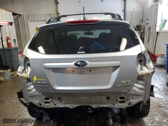 2014 Subaru XV Crosstrek Premium with VIN JF2GPAVC6E8235242, listed as a Copart auction lot 45387705 with 186,584 mi miles and Salvage Title. Bid and sale history available at carsss.com. Image 6.
