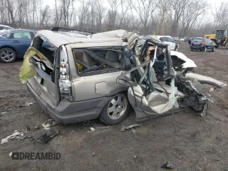 2001 Volvo V70 with VIN YV1SZ58D111012327, listed as a Copart auction lot 49715295 with 0 mi miles and Salvage Title. Bid and sale history available at carsss.com. Image 3.