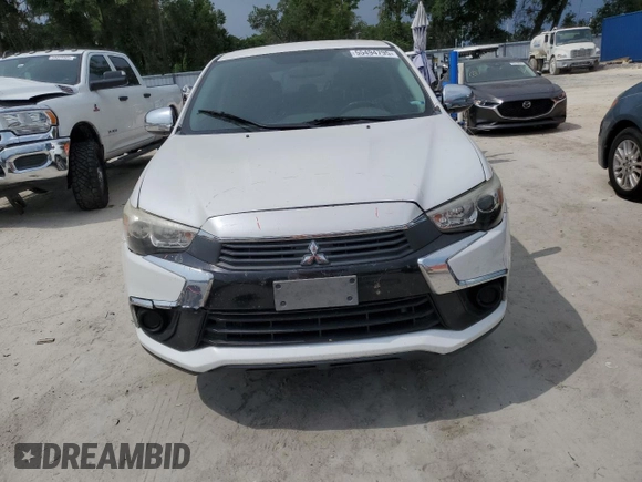 2017 Mitsubishi Outlander ES with VIN JA4AP3AU7HZ002767, listed as a Copart auction lot 55494795 with 157,138 mi miles and Salvage title. Bid and sale history available at DreamBid. Image 5.