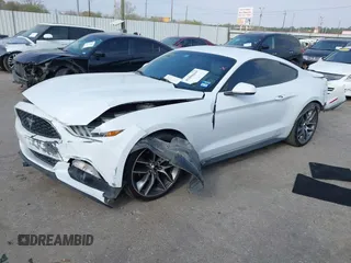 2016 Ford Mustang EcoBoost with VIN 1FA6P8TH0G5228217, listed as a IAAI auction lot 41806265 with 111,061 mi miles. Bid and sale history available at carsss.com. Image 2.