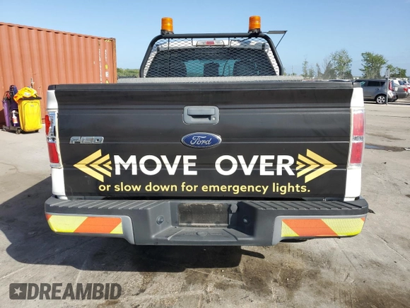 2013 Ford F-150 XL with VIN 1FTMF1CM2DFA80859, listed as a Copart auction lot 51670165 with 57,671 mi miles and Salvage title. Bid and sale history available at DreamBid. Image 6.