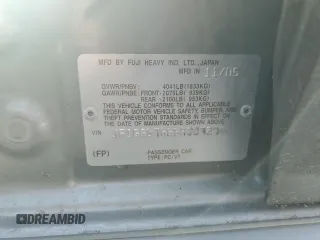 2006 Subaru Impreza i z VIN JF1GG67666H807274, wystawiony jako Copart lot #58957065 z przebiegiem 132 630 mil mil oraz Szkoda całkowita • Salvage title. Historia ofert i sprzedaży dostępna na DreamBid. Obrazek 12.