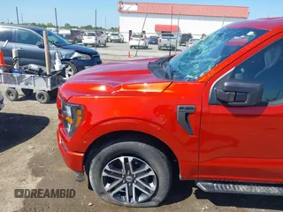 2023 Ford F-150 XL with VIN 1FTFW1E52PKD45404, listed as a IAAI auction lot 40365362 with 9,374 mi miles. Bid and sale history available at carsss.com. Image 13.