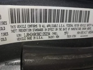2008 Jeep Commander Sport with VIN 1J8HG48K98C135234, listed as a IAAI auction lot 41920183 with 247,452 mi miles. Bid and sale history available at carsss.com. Image 9.