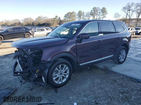 2022 Kia Telluride LX z VIN 5XYP24HC2NG263901, wystawiony jako Copart lot #41404435 z przebiegiem 74 086 mil mil oraz Szkoda całkowita • Salvage title. Historia ofert i sprzedaży dostępna na DreamBid. Obrazek 1.