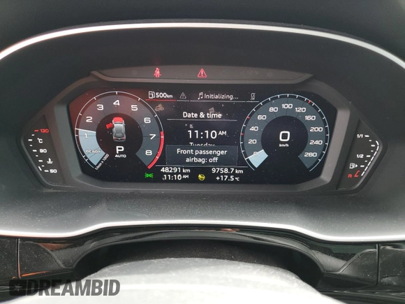 2022 Audi Q3 Premium z VIN WA1AECF3XN1111174, wystawiony jako Copart lot #54718895 z przebiegiem 48 291 mil mil oraz Szkoda całkowita • Salvage title. Historia ofert i sprzedaży dostępna na DreamBid. Obrazek 9.