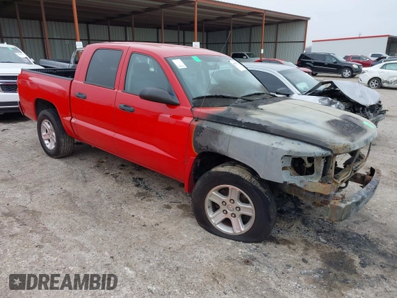 2011 Ram Dakota Bighorn/Lonestar with VIN 1D7RE3GK9BS608307, listed as a IAAI auction lot 41487115 with 1 mi miles. Bid and sale history available at carsss.com. Image 1.