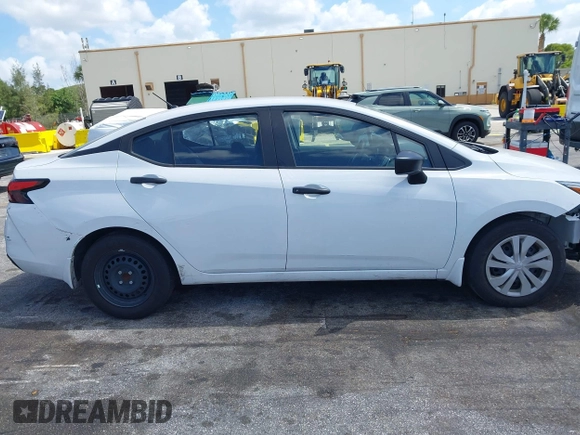 2024 Nissan Versa S with VIN 3N1CN8DV7RL885576, listed as a IAAI auction lot 42136552 with 19,023 mi miles. Bid and sale history available at carsss.com. Image 13.