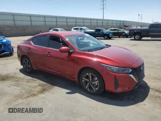 2024 Nissan Sentra SV with VIN 3N1AB8CV7RY222657, listed as a Copart auction lot 58617775 with 9,826 mi miles and Salvage title. Bid and sale history available at DreamBid. Image 4.