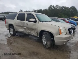 2011 GMC Yukon XL SLT with VIN 1GKS1KE01BR203962, listed as a Copart auction lot 80726164 with 199,112 mi miles and Salvage Title. Bid and sale history available at DreamBid. Image 4.