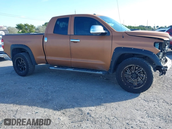 2016 Toyota Tundra SR z VIN 5TFRM5F19GX102715, wystawiony jako IAAI lot #41265300 z przebiegiem 109 619 mil mil oraz . Historia ofert i sprzedaży dostępna na DreamBid. Obrazek 1.