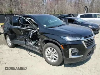 2023 Chevrolet Traverse LS with VIN 1GNERFKW9PJ279511, listed as a Copart auction lot 49934445 with 11,708 mi miles and Salvage title. Bid and sale history available at DreamBid. Image 11.