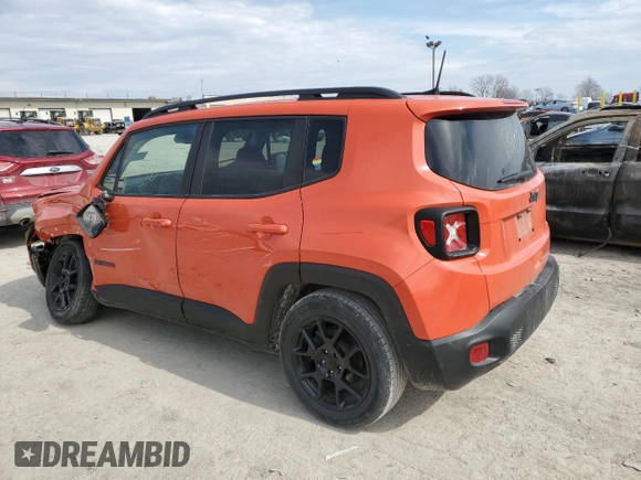 2019 Jeep Renegade Altitude z VIN ZACNJABB0KPK52915, wystawiony jako Copart lot #47705455 z przebiegiem 75 247 mil mil oraz Szkoda całkowita • Salvage title. Historia ofert i sprzedaży dostępna na DreamBid. Obrazek 2.