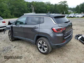 2018 Jeep Compass Limited z VIN 3C4NJDCB6JT436704, wystawiony jako Copart lot #59470265 z przebiegiem 84 581 mil mil oraz Szkoda całkowita • Salvage title. Historia ofert i sprzedaży dostępna na DreamBid. Obrazek 2.