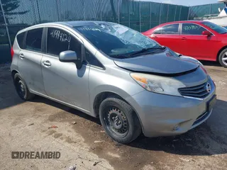 2014 Nissan Note SV with VIN 3N1CE2CP5EL392537, listed as a IAAI auction lot 41994124 with 156,644 mi miles and . Bid and sale history available at DreamBid. Image 1.