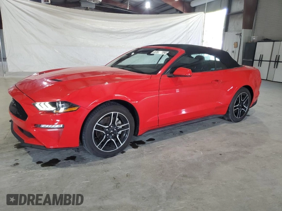 2022 Ford Mustang EcoBoost with VIN 1FATP8UH2N5103606, listed as a Copart auction lot 67650334 with 18,447 mi miles and Salvage Title. Bid and sale history available at carsss.com. Image 1.